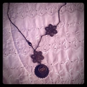 Twisted silver retired Necklace